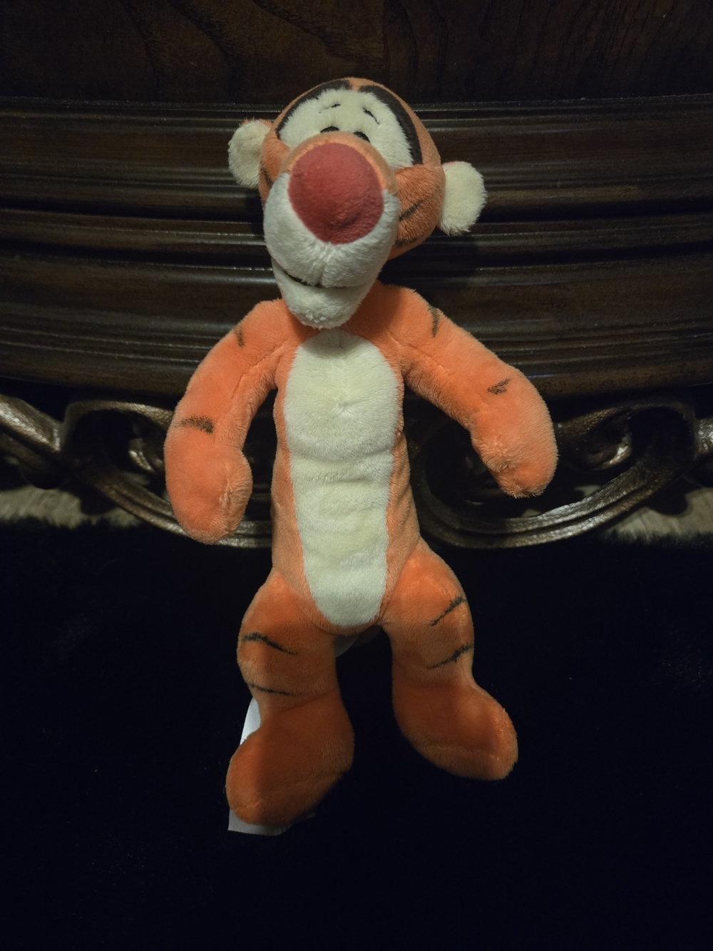 Disney Tigger Plush Stuffed Animal 9" Orange Winnie the Pooh Soft Toy EUC